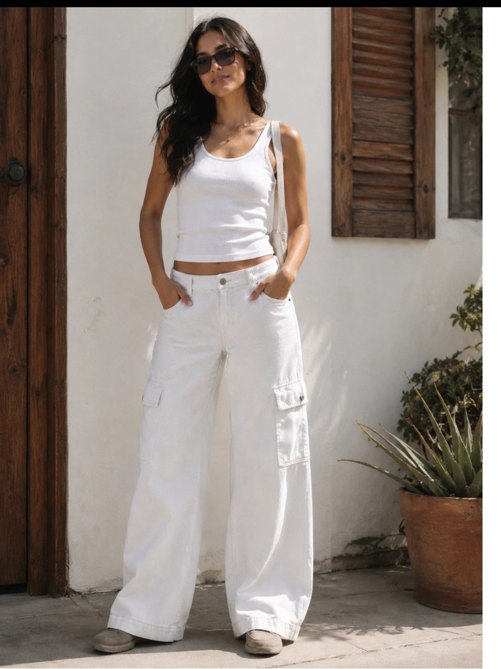 American Eagle Super High-Rise Baggy Wide Leg